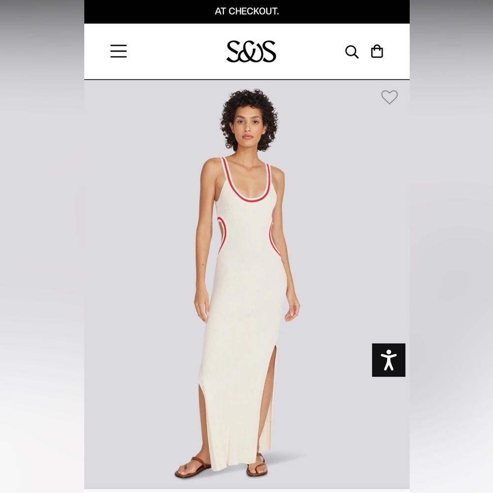 Never worn w/tags - solid striped Lola dress